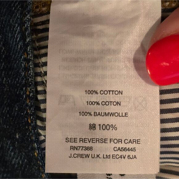 J.Crew Net-a-Porter collab collection jeans size 24 pristine New!!! - Picture 7 of 16
